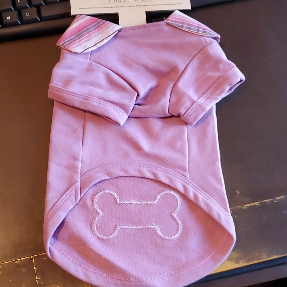 NEW DOG DRESS / shirt with bone design sz Small  NEW